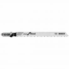Bosch T101BR100 - 100 pc. 4" 10 TPI Reverse Pitch Clean for Wood T-Shank Jig Saw Blades