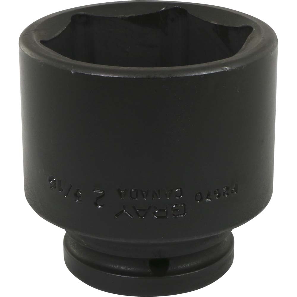 2-3/16&#34; X 3/4&#34; Drive, 6 Point Regular Length, Impact Socket<span class=' ItemWarning' style='display:block;'>Item is usually in stock, but we&#39;ll be in touch if there&#39;s a problem<br /></span>