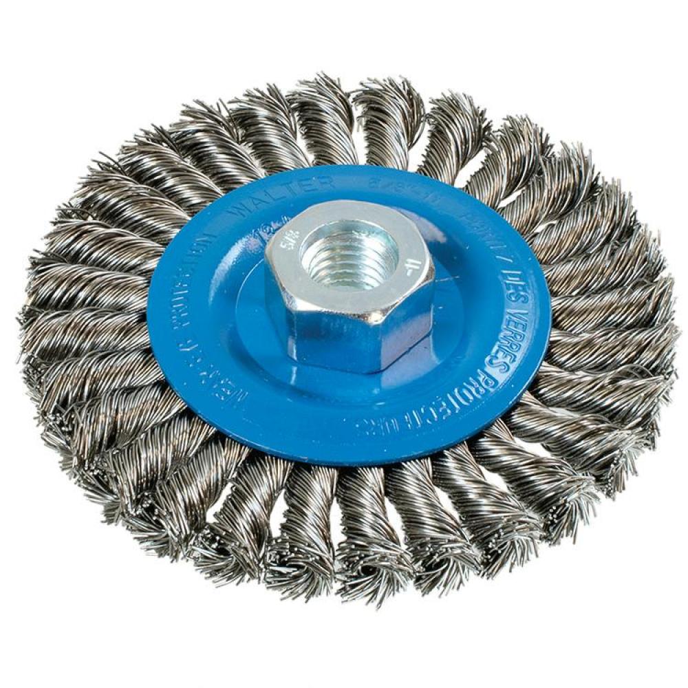 WALTER 4-1/2X1/4X5/8-11 SS BRUSH<span class=' ItemWarning' style='display:block;'>Item is usually in stock, but we&#39;ll be in touch if there&#39;s a problem<br /></span>