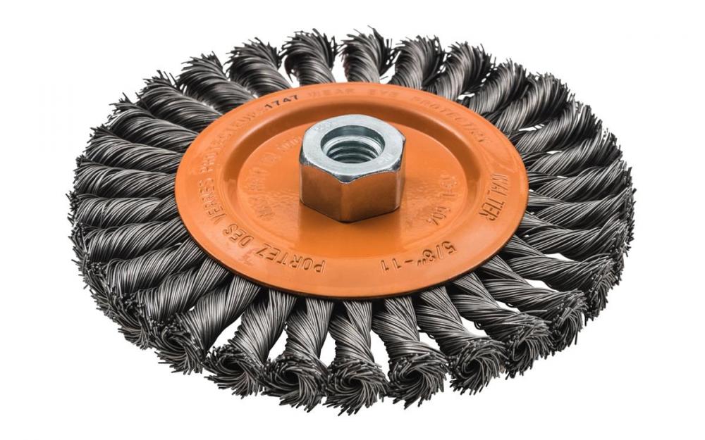 WALTER 6X3/8X5/8-11 KNOT BRUSH<span class=' ItemWarning' style='display:block;'>Item is usually in stock, but we&#39;ll be in touch if there&#39;s a problem<br /></span>