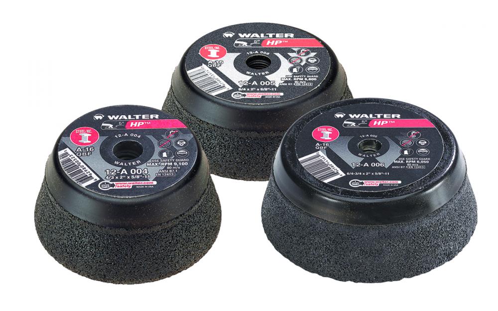 5 in. X 5/8in.-11 in. type: 11, HP Cup Wheels<span class=' ItemWarning' style='display:block;'>Item is usually in stock, but we&#39;ll be in touch if there&#39;s a problem<br /></span>