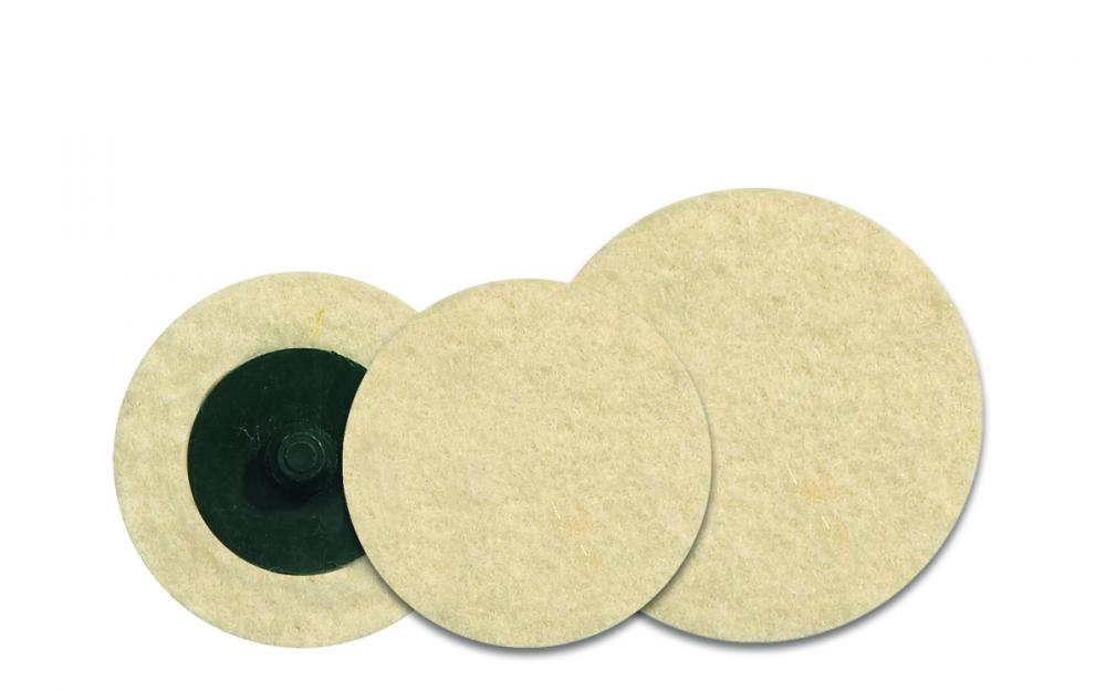 3 in. Grit Polish,  TWIST  Felt Discs<span class=' ItemWarning' style='display:block;'>Item is usually in stock, but we&#39;ll be in touch if there&#39;s a problem<br /></span>
