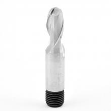 Clarkson-Osborn Tools Ltd. MC07016 - 1/4 X 1/4 2 FLUTE HSS BALL END THREADED SHANK SLOT DRILL