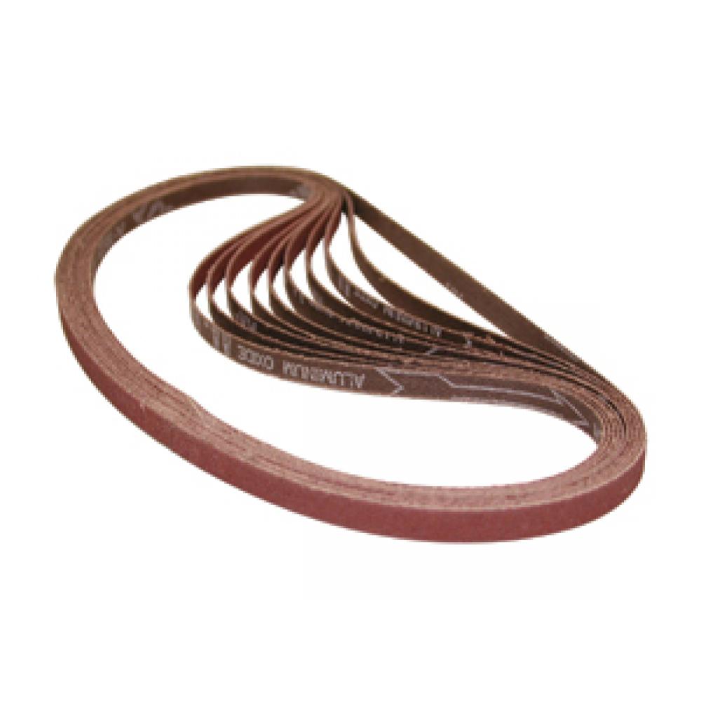 3/8&#34; x 21&#34; Aluminum Oxide Abrasive Sanding Belts<span class=' ItemWarning' style='display:block;'>Item is usually in stock, but we&#39;ll be in touch if there&#39;s a problem<br /></span>