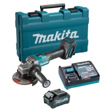 Makita GA005GM102 - 40Vmax XGT Brushless 5" Angle Grinder w/Thumb Switch, 4.0Ah x1Kit