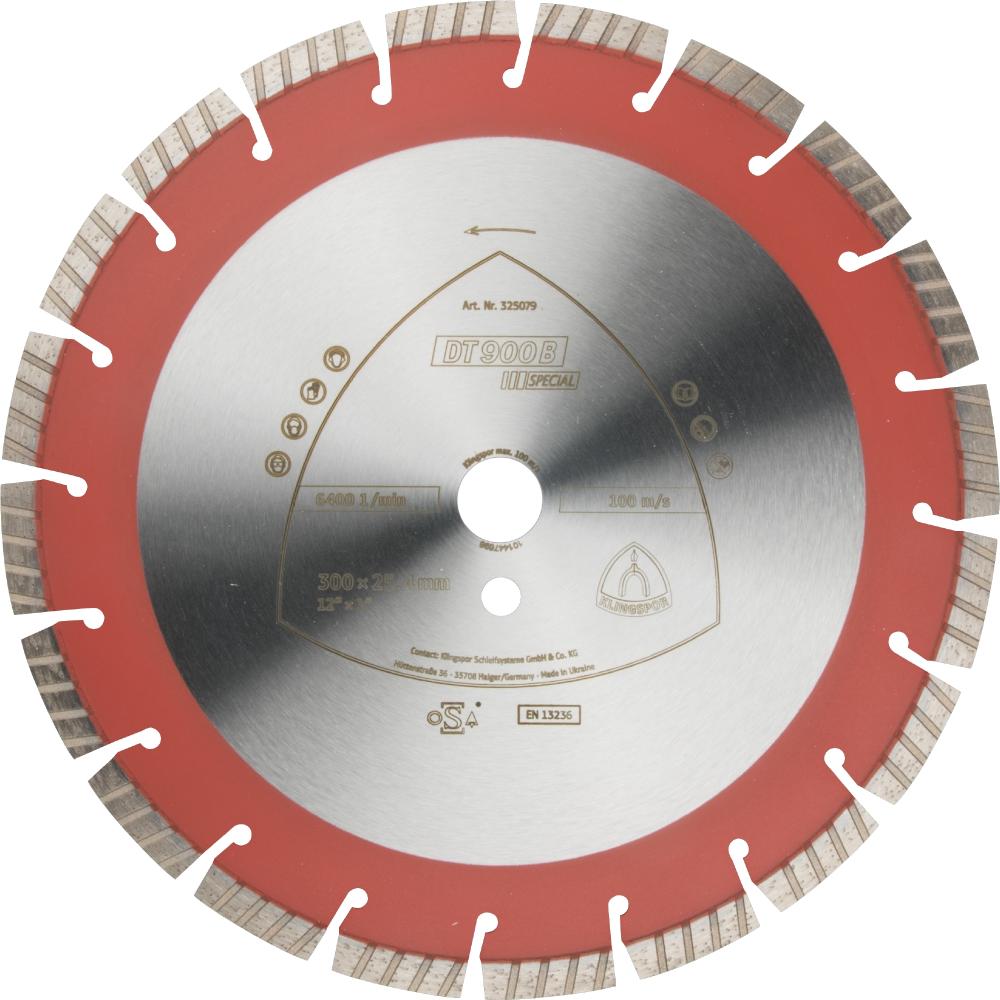 DT 900 B diamond blades, 14 x 1/8 x 1 Inch 22 segments 1-1/2 x 1/8 x 1/2 Inch, standard turbo<span class=' ItemWarning' style='display:block;'>Item is usually in stock, but we&#39;ll be in touch if there&#39;s a problem<br /></span>