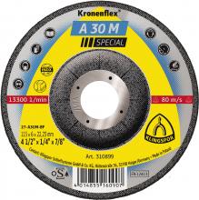 Klingspor Inc 310899 - A 30 M grinding discs, 4-1/2 x 1/4 x 7/8 Inch depressed centre