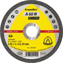 Klingspor Inc 264298 - A 60 N Kronenflex® cutting-off wheels, 5 x 3/64 x 7/8 Inch flat