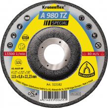 Klingspor Inc 322182 - A 980 TZ Kronenflex® cutting-off wheels, 4-1/2 x 1/32 x 7/8 Inch depressed centre