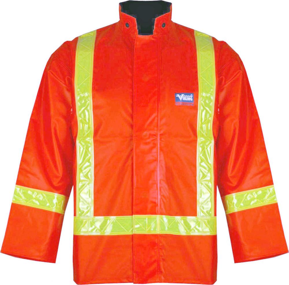 Viking Journeyman 0.45 Rainwear w/ Safety Stripes Jacket<span class=' ItemWarning' style='display:block;'>Item is usually in stock, but we&#39;ll be in touch if there&#39;s a problem<br /></span>