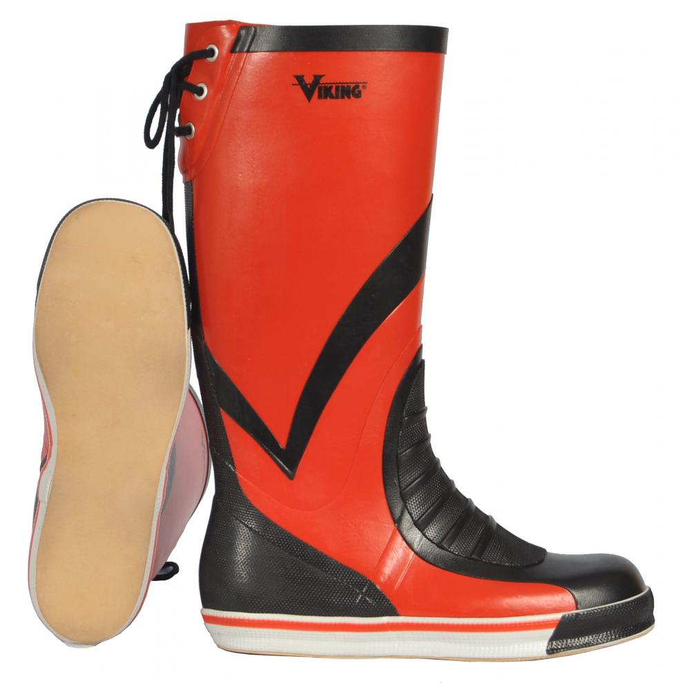 Viking &#34;Mariner&#34;  Red Yacht Boots<span class=' ItemWarning' style='display:block;'>Item is usually in stock, but we&#39;ll be in touch if there&#39;s a problem<br /></span>