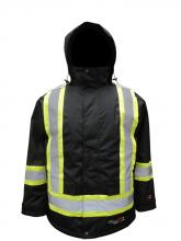 Alliance Mercantile 3957FRJ-M - Viking Professional "Freezer" Insulated Journeyman 300D Trilobal Rip Stop FR Rain Jacket