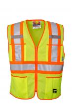 Alliance Mercantile 6112G-M - Open Road Zipper Survey Vest