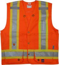 Alliance Mercantile 6165O-L - Open Road Surveyor Safety Vest