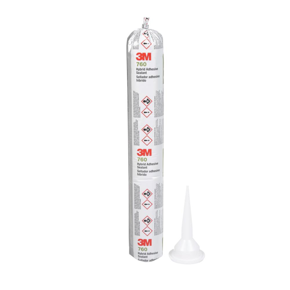 3M™ Adhesive Sealant, 760 UV, white, 20.28 fl oz (599.8 mL), sausage pack<span class=' ItemWarning' style='display:block;'>Item is usually in stock, but we&#39;ll be in touch if there&#39;s a problem<br /></span>