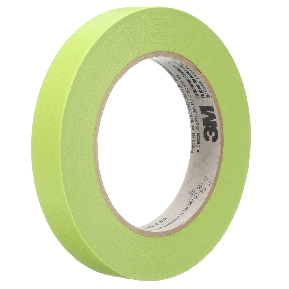 3M™ Industrial Painter&#39;s Tape, 205, green, 5 mil (0.18 mm), 0.71 in x 60 yd (18 mm x 55 m)<span class=' ItemWarning' style='display:block;'>Item is usually in stock, but we&#39;ll be in touch if there&#39;s a problem<br /></span>