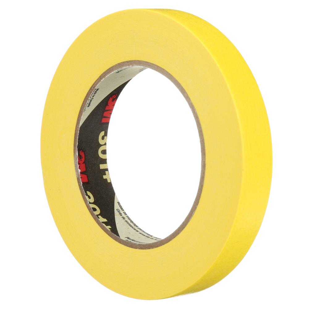3M™ Performance Masking Tape, 301+, yellow, 6.3 mil (0.16 mm), 0.71 in x 60 yd (18 mm x 55 m)<span class=' ItemWarning' style='display:block;'>Item is usually in stock, but we&#39;ll be in touch if there&#39;s a problem<br /></span>