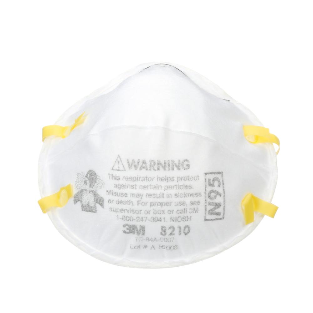 3M™ Particulate Respirator, VP8210, N95, vending pack, 2 per pack<span class=' ItemWarning' style='display:block;'>Item is usually in stock, but we&#39;ll be in touch if there&#39;s a problem<br /></span>