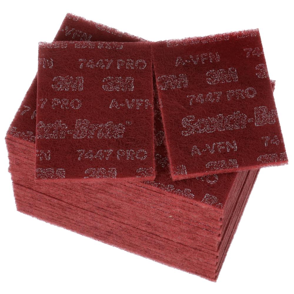 Scotch-Brite™ PRO Hand Pad, 7447, 9 in x 6 in (22.86 cm x 15.24 cm), 20 per box<span class=' ItemWarning' style='display:block;'>Item is usually in stock, but we&#39;ll be in touch if there&#39;s a problem<br /></span>