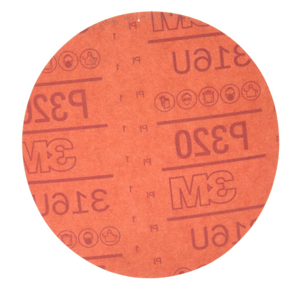 3M™ Hookit™ Red Abrasive Disc, 316U, 01219, P320, A-weight, 6 in (15.24 cm)<span class=' ItemWarning' style='display:block;'>Item is usually in stock, but we&#39;ll be in touch if there&#39;s a problem<br /></span>