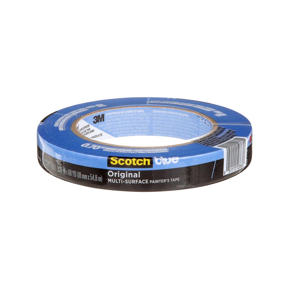 ScotchBlue™ Original Multi-Surface Painter&#39;s Tape, 2090-18NC, 0.70 in x 60 yd (18 mm x 54.8 m)<span class=' ItemWarning' style='display:block;'>Item is usually in stock, but we&#39;ll be in touch if there&#39;s a problem<br /></span>