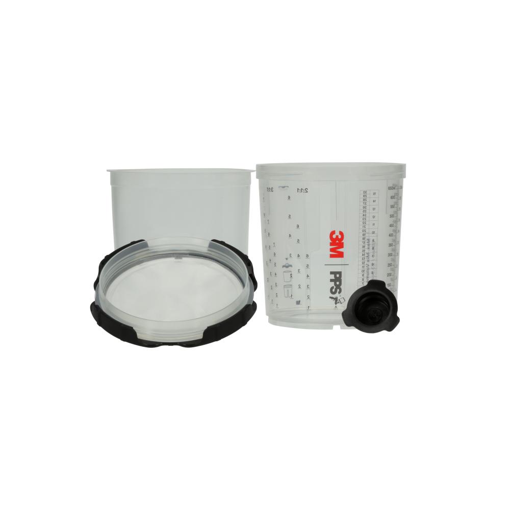 3M™ PPS™ Series 2.0 Standard Cup System Kit, 26000, 200U, 22 fl oz (650 mL)<span class=' ItemWarning' style='display:block;'>Item is usually in stock, but we&#39;ll be in touch if there&#39;s a problem<br /></span>
