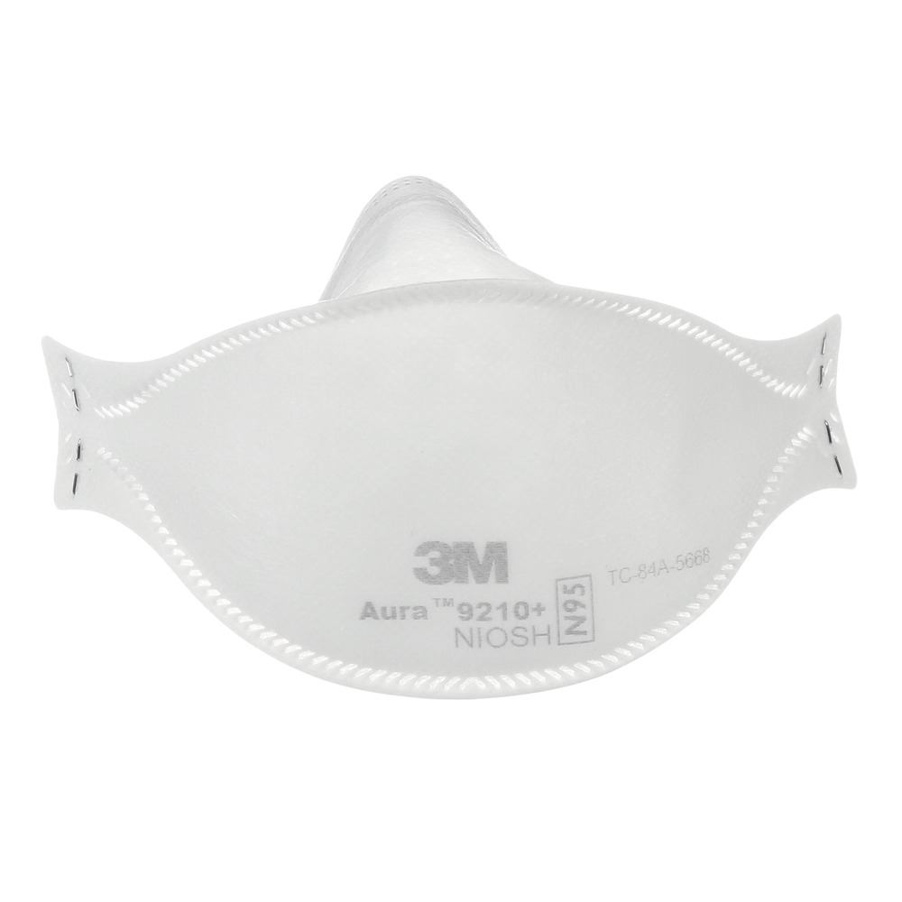3M Aura Particulate Respirator, 9210+, N95<span class='Notice ItemWarning' style='display:block;'>Item has been discontinued<br /></span>