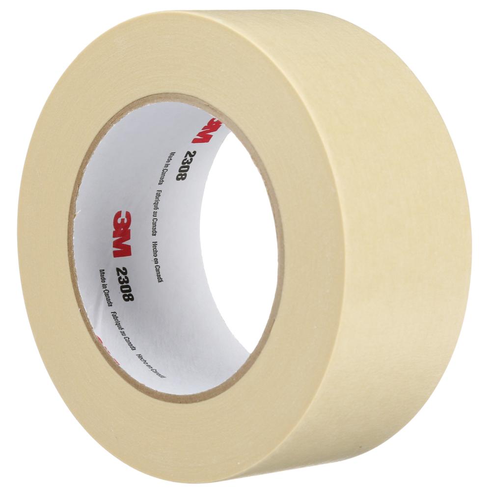 Scotch® Masking Tape, 2308, tan, 5.3 mil (0.13 mm), 1.89 in x 60 yd (48 mm x 55 m)<span class=' ItemWarning' style='display:block;'>Item is usually in stock, but we&#39;ll be in touch if there&#39;s a problem<br /></span>