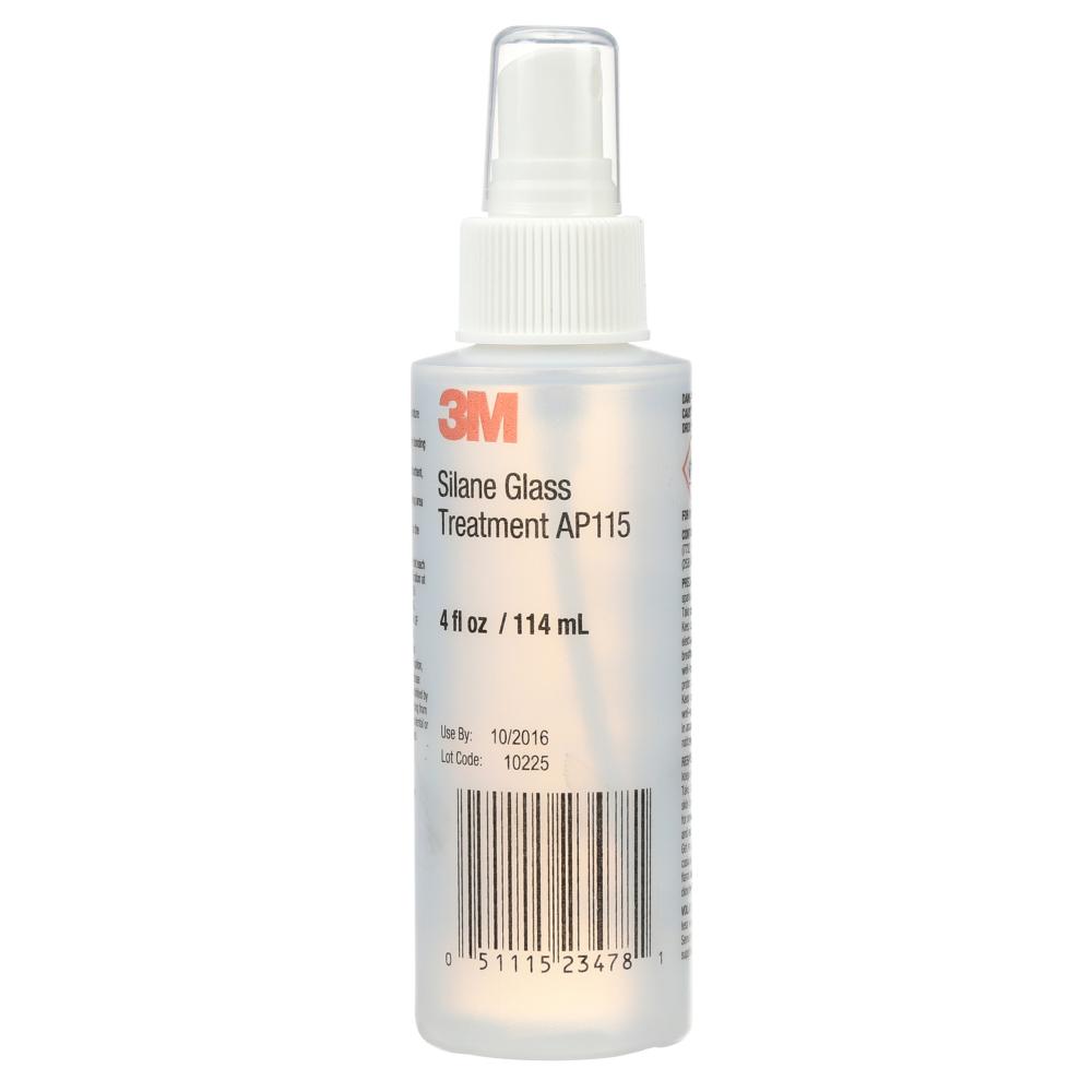 3M™ Silane Glass Treatment, AP115, clear, 4 oz (118.3 mL)<span class=' ItemWarning' style='display:block;'>Item is usually in stock, but we&#39;ll be in touch if there&#39;s a problem<br /></span>