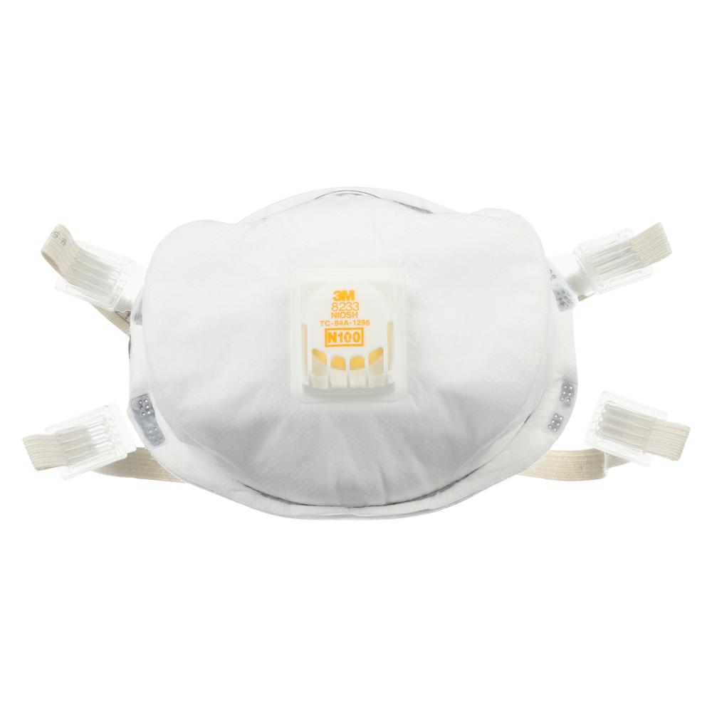 3M™ Particulate Respirator, 8233, N100<span class=' ItemWarning' style='display:block;'>Item is usually in stock, but we&#39;ll be in touch if there&#39;s a problem<br /></span>