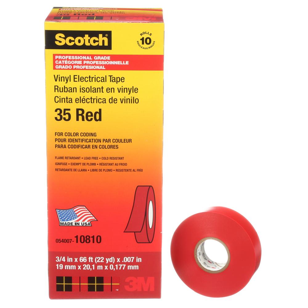 Scotch® Vinyl Colour Coding Electrical Tape<span class=' ItemWarning' style='display:block;'>Item is usually in stock, but we&#39;ll be in touch if there&#39;s a problem<br /></span>