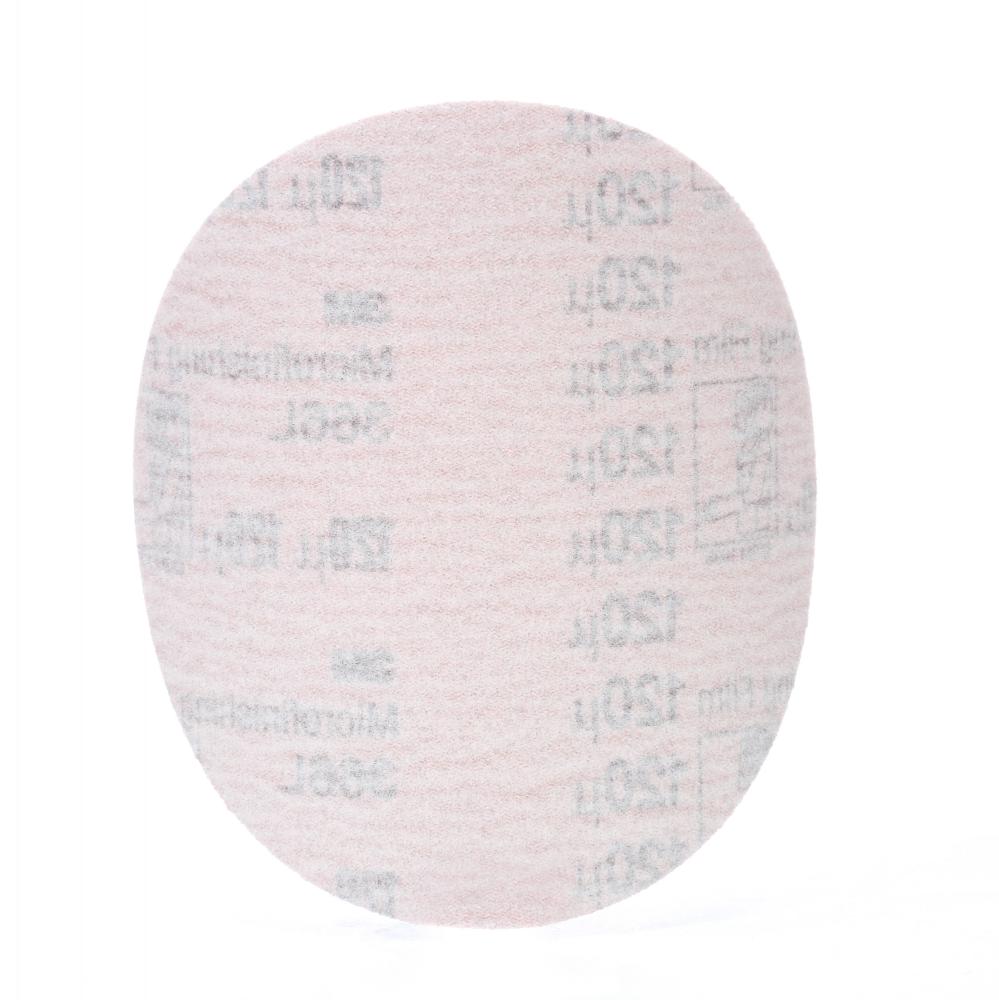 3M™ Hookit™ Microfinishing Film Disc, 366L, grade 120 micron, 5 in x NH<span class=' ItemWarning' style='display:block;'>Item is usually in stock, but we&#39;ll be in touch if there&#39;s a problem<br /></span>