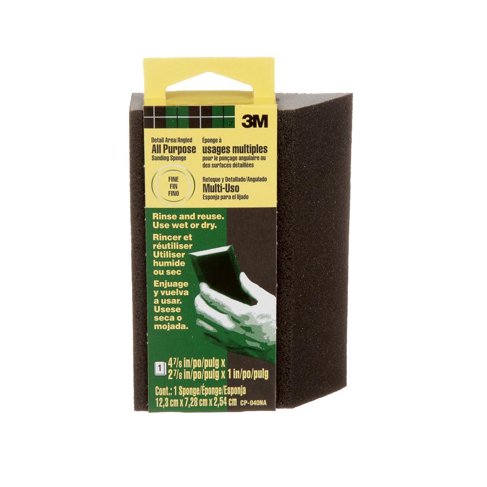 3M™ All Purpose Sanding Sponge CP-040NA, Angled, Fine, 2 7/8 in x 4 7/8 in, 1/Pack, 24/Case<span class=' ItemWarning' style='display:block;'>Item is usually in stock, but we&#39;ll be in touch if there&#39;s a problem<br /></span>