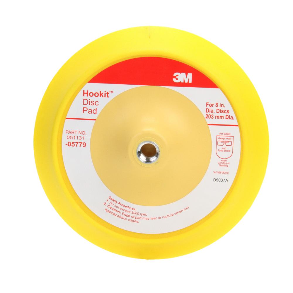 3M™ Hookit™ Disc Pad, 05779, 8 in (20.32 cm)<span class=' ItemWarning' style='display:block;'>Item is usually in stock, but we&#39;ll be in touch if there&#39;s a problem<br /></span>