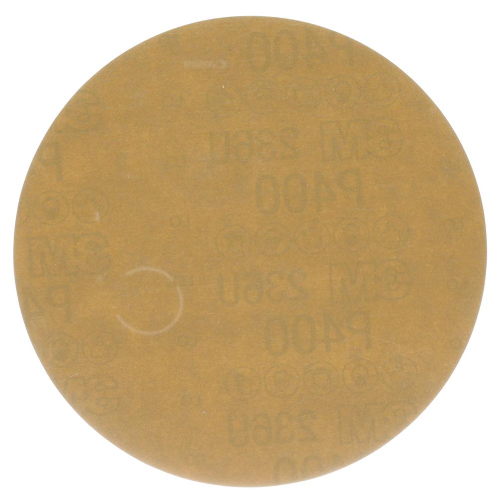 3M™ Hookit™ Paper Disc, 236U, P400, 6 in x NH (152.4 mm x NH)<span class=' ItemWarning' style='display:block;'>Item is usually in stock, but we&#39;ll be in touch if there&#39;s a problem<br /></span>