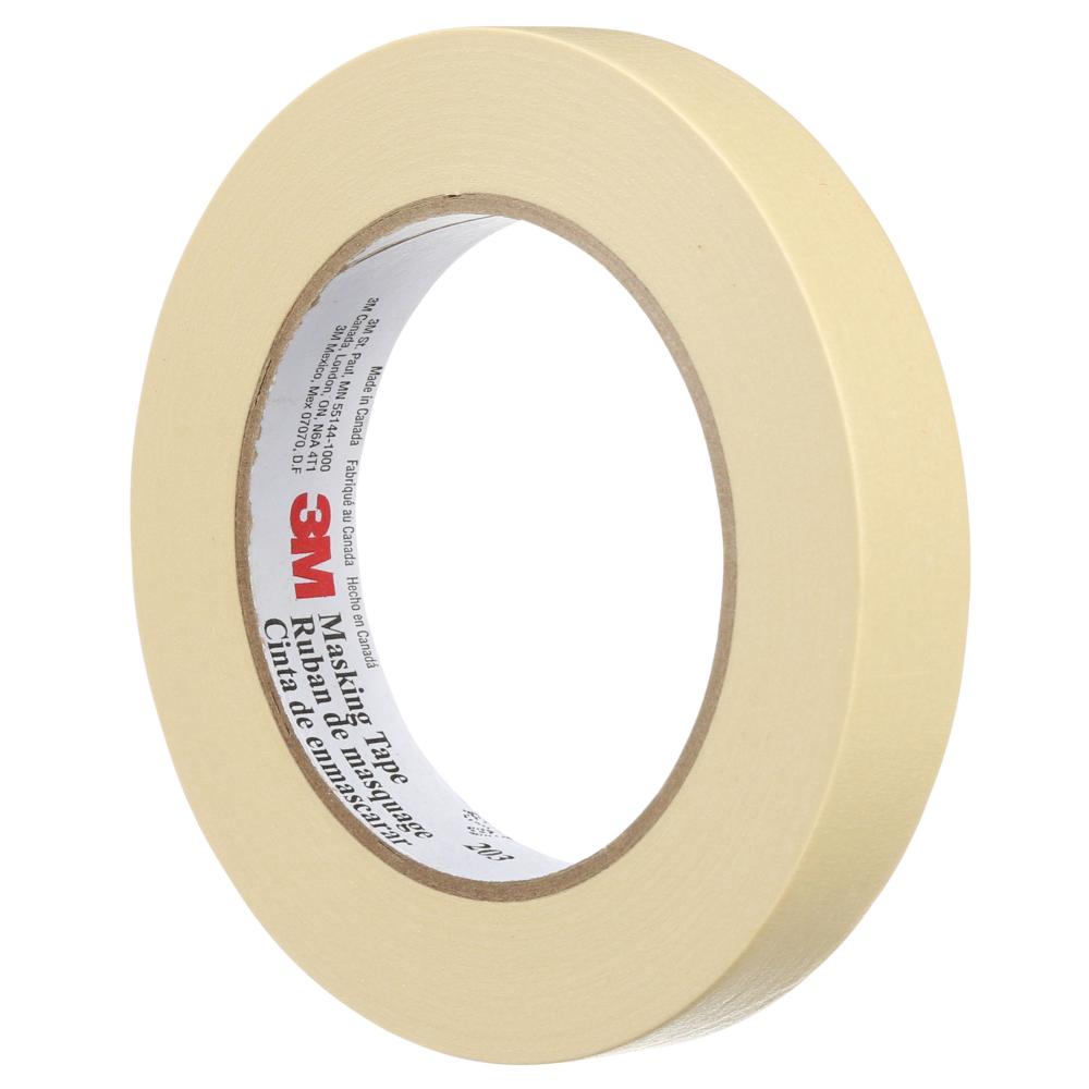 3M™ General Purpose Masking Tape, 203, beige, trilingual, 0.71 in x 60 yd (18 mm x 55 m)<span class=' ItemWarning' style='display:block;'>Item is usually in stock, but we&#39;ll be in touch if there&#39;s a problem<br /></span>