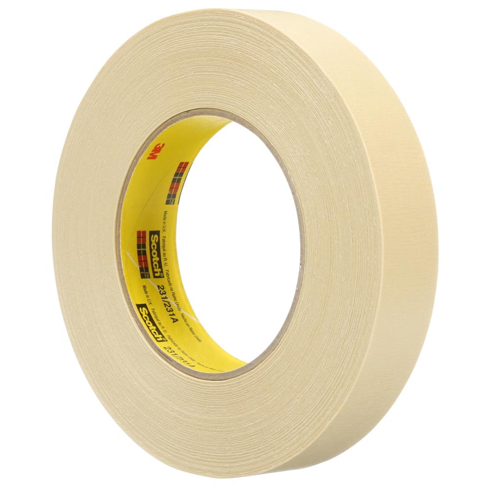 Scotch® Paint Masking Tape, 231/231A, tan, 0.95 in x 60 yd (24 mm x 55 m), 36 rolls per case<span class=' ItemWarning' style='display:block;'>Item is usually in stock, but we&#39;ll be in touch if there&#39;s a problem<br /></span>
