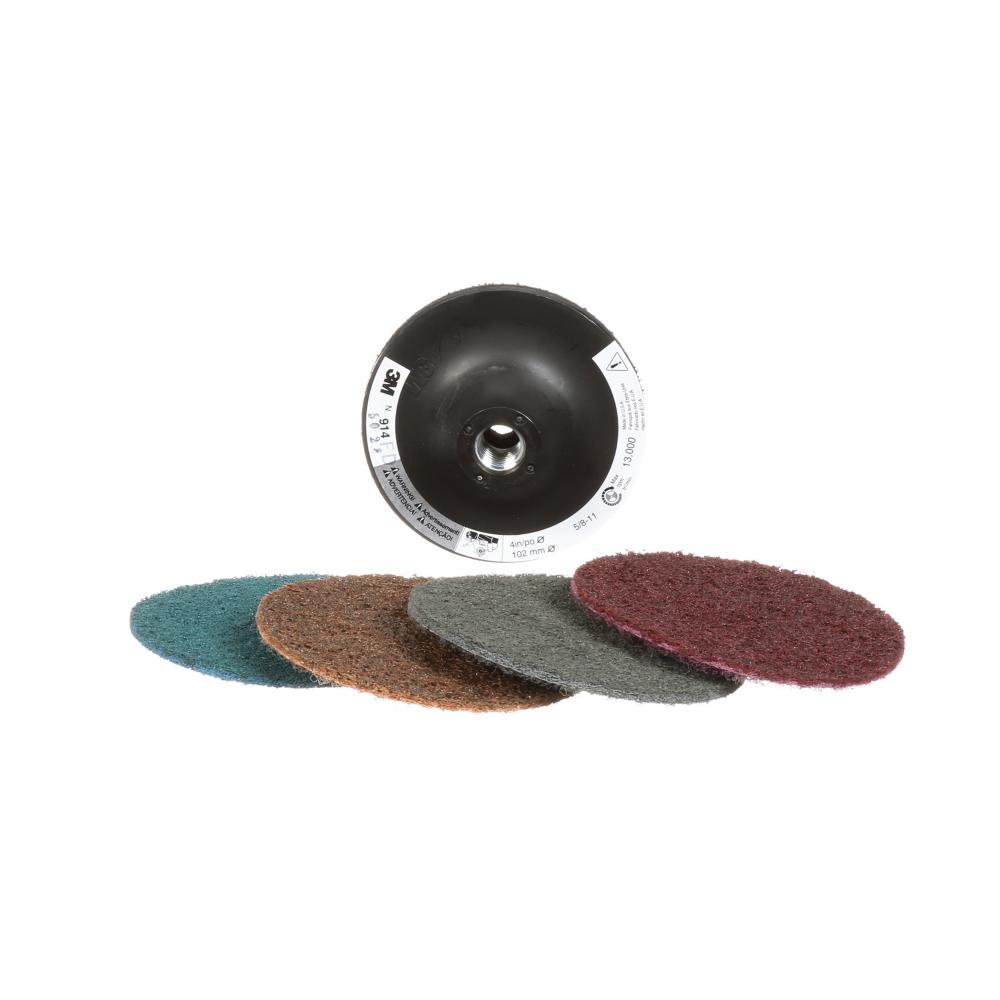 Scotch-Brite™ Surface Conditioning Disc Pack, 914S, assorted colours, 4 in (101.6 mm)<span class=' ItemWarning' style='display:block;'>Item is usually in stock, but we&#39;ll be in touch if there&#39;s a problem<br /></span>