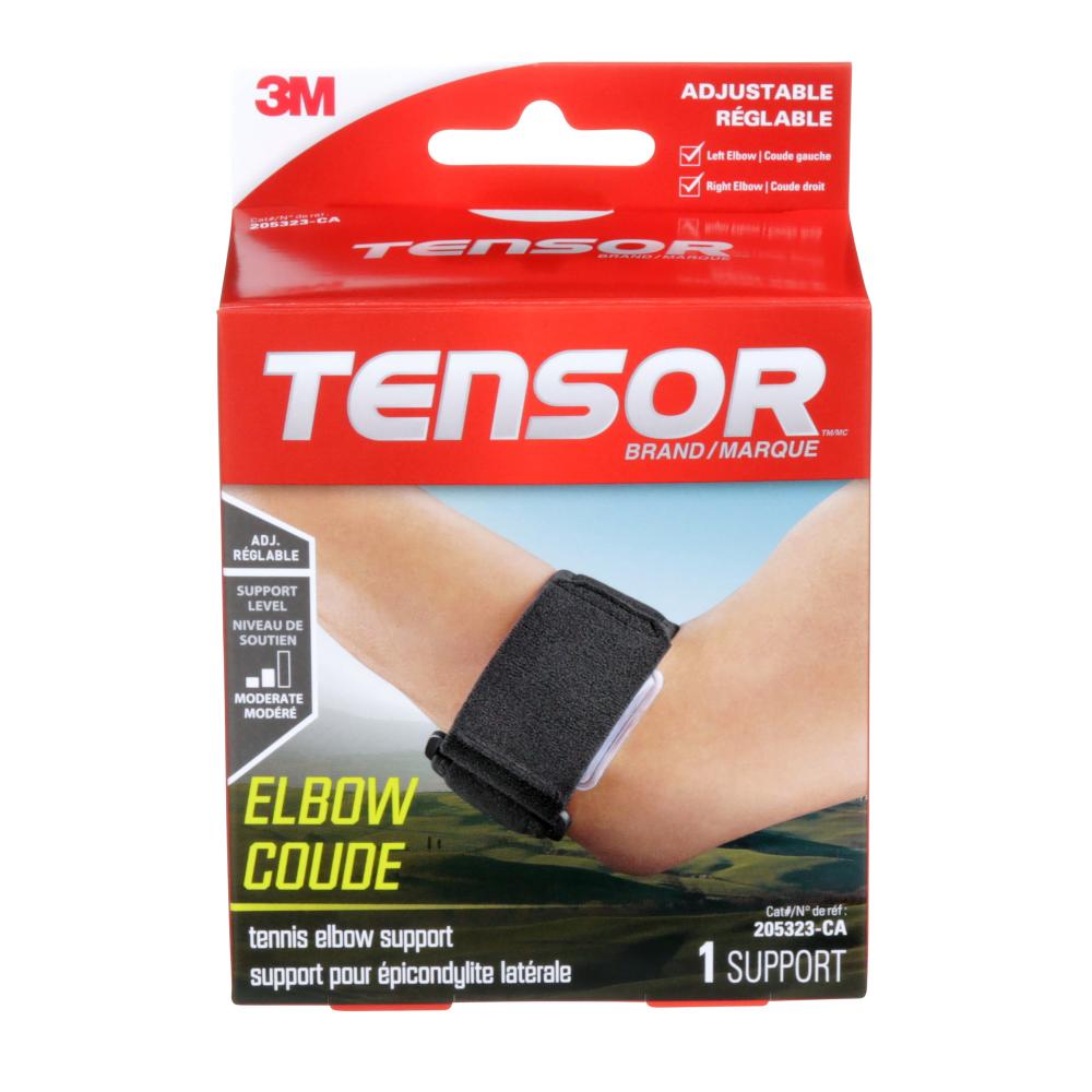 Tensor™ Tennis Elbow Support, Adjustable, Black<span class=' ItemWarning' style='display:block;'>Item is usually in stock, but we&#39;ll be in touch if there&#39;s a problem<br /></span>