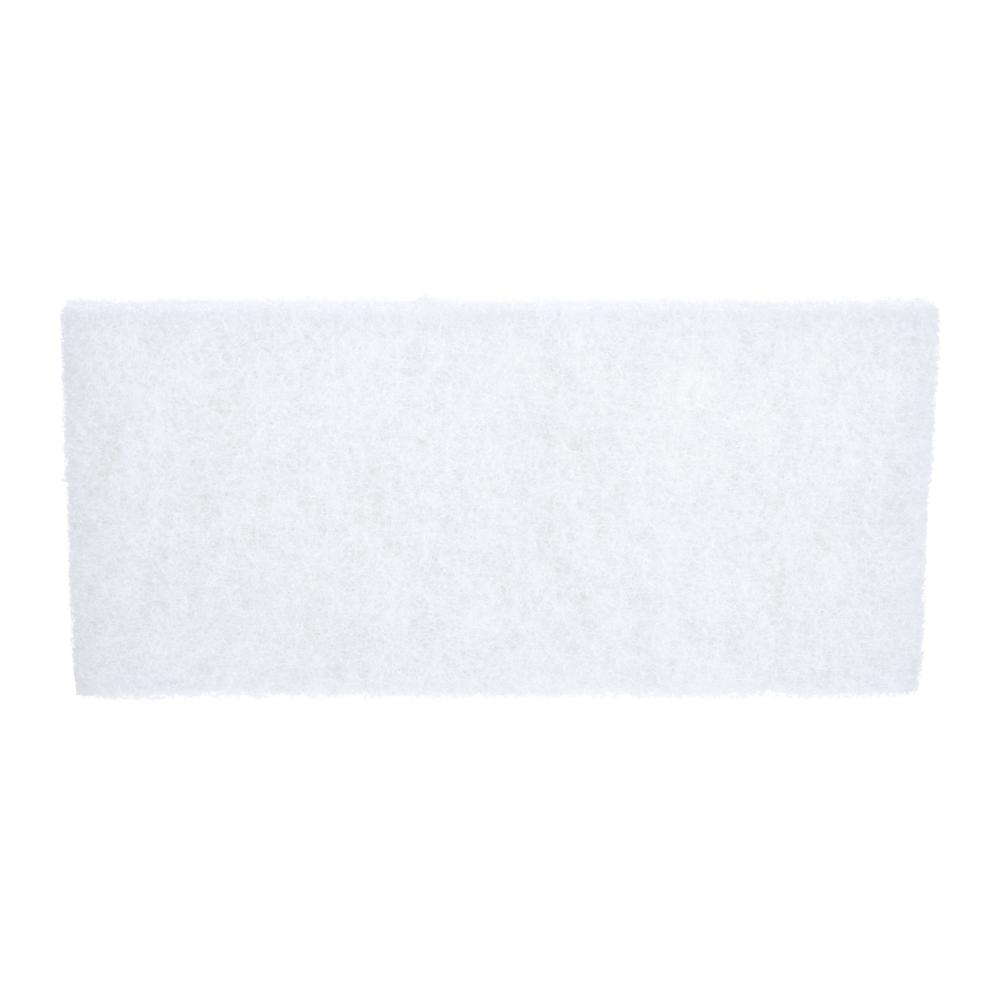 3M™ Doodlebug™ White Cleaning Pad, 8440, 117 mm x 254 mm (4.6 in x 10 in)<span class=' ItemWarning' style='display:block;'>Item is usually in stock, but we&#39;ll be in touch if there&#39;s a problem<br /></span>