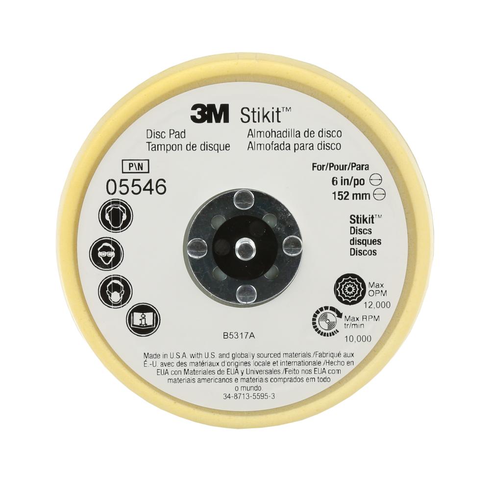 3M™ Stikit™ Low Profile Finishing Disc Pad, 05546, beige, 6 in x 11/16 in (152.4 mm x 17.3 mm)<span class=' ItemWarning' style='display:block;'>Item is usually in stock, but we&#39;ll be in touch if there&#39;s a problem<br /></span>