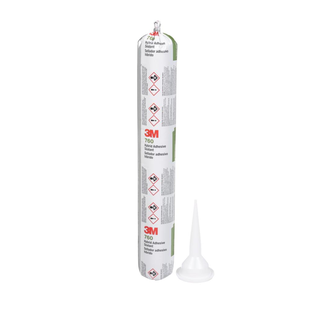 3M™ Adhesive Sealant, 760 UV, black, 20.28 fl oz (599.8 mL), sausage pack<span class=' ItemWarning' style='display:block;'>Item is usually in stock, but we&#39;ll be in touch if there&#39;s a problem<br /></span>