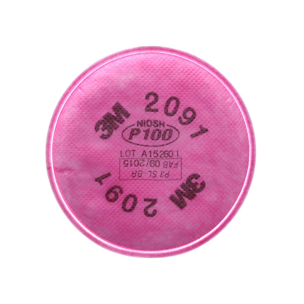 3M™ Particulate Filter, 2091, P100, 50 pairs/case<span class='Notice ItemWarning' style='display:block;'>Item has been discontinued<br /></span>
