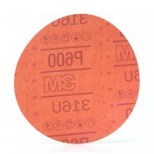 3M 7000119780 - 3M™ Hookit™ Red Abrasive Disc, 316U, 01189, P600, A-weight, 6 in (15.24 cm)