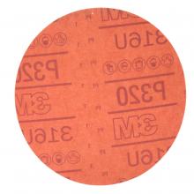 3M 7000119782 - 3M™ Hookit™ Red Abrasive Disc, 316U, 01219, P320, A-weight, 6 in (15.24 cm)