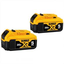 DeWalt DCB205-2 - 20V MAX* 5.0Ah XR(R) Battery 2- Pack