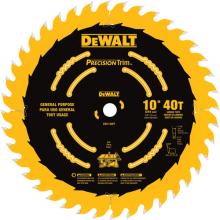 DeWalt DW7140PT - 10" 40T Ripping / Crosscutting Saw Blade