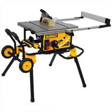 DeWalt DWE7491RS - 10" Jobsite Table Saw  32 - 1/2" (82.5cm) Rip Capacity, and a Rolling Stand