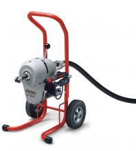 RIDGID Tool Company 23692 - K-1500A Machine with A-1 Mitt, A-12 Pin Key, and Rear Guide Hose