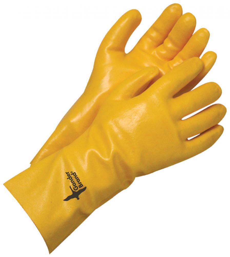 Coated PVC Single Dipped Gauntlet Yellow 14 in<span class=' ItemWarning' style='display:block;'>Item is usually in stock, but we&#39;ll be in touch if there&#39;s a problem<br /></span>